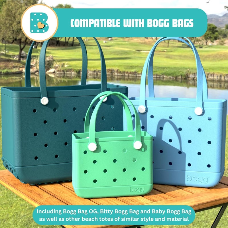 Bag Beans 4-Pack Replacement Buttons for Bogg Bag Handle Strap. Compatible with Bogg Bag Beach Tote Handles. Fix Your Bogg Bag Handle Quickly and Easily with Replacement Rivets - Image 3